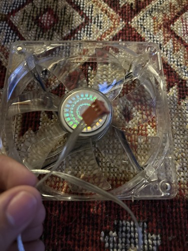 Ventilador LED transparente Cooler Master A12025-12CB-3BN-F1 12V 0.16A DF1202512SELN CF - Imagen 5 de 5