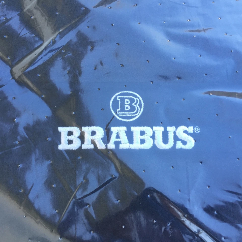 Brabus Logo Floor Carpet Mat Set Black Brand for S-Class 222-871-01N Set Of 4pc - Image 3 of 4