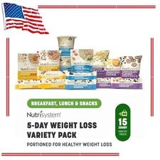 Weight Loss Variety Pack, High Protein Breakfasts, Lunches, Dinners, 15 Count.