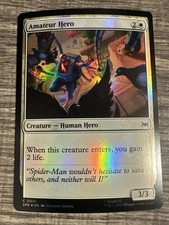 Amateur Hero 0001 MTG Marvel's Spider-Man Eternal Common NP Foil