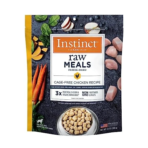 Instinct Freeze Dried Raw Dog Food Grain Free Chicken 25 Ounces Healthy Nutri...