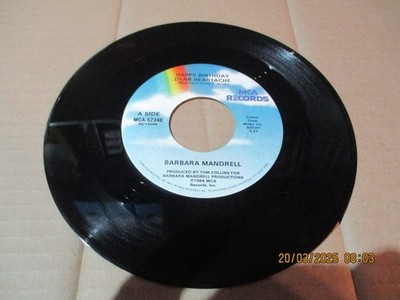 (32) 7'' Single - Vinyl - Barbara Mandrell - Happy Birthday Dear Heartache
