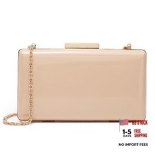 Clutch Purses for Women, Evening Bag for Women Wedding Party Prom Purse Nude