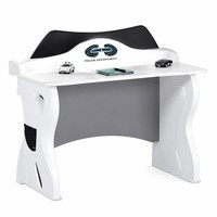 Schreibtisch Weiß Silber Police Design Jugendzimmer Modern Lerntisch