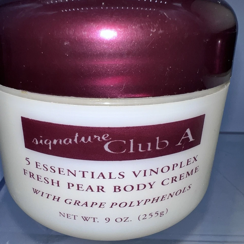 Crema corporal Signature Club A 5 Essentials Vinoplex Fresh Pear + limpiador de peras frescas Foto 2 de 4