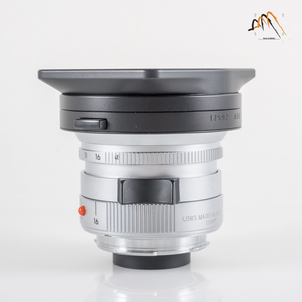 Leica Elmarit-M 21mm/F2.8 ASPH Silver Lens Yr.1998 Germany #11865