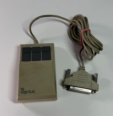 GENIUS MOUSE Vintage PC Mouse 3 Button GM-6 *UNTESTED*