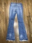 Jessica Simpson Size 26 Uptown Slim Marwood Ripped Frayed Hem Flare Jeans — photo 4