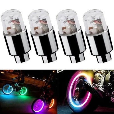 LED Rad Reifen Ventil Beleuchtung Auto Motorrad Fahrrad Kappen