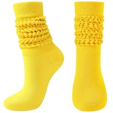 Women's Slouch Socks Knee High Scrunch Socks for Women Size 6-11 Casual