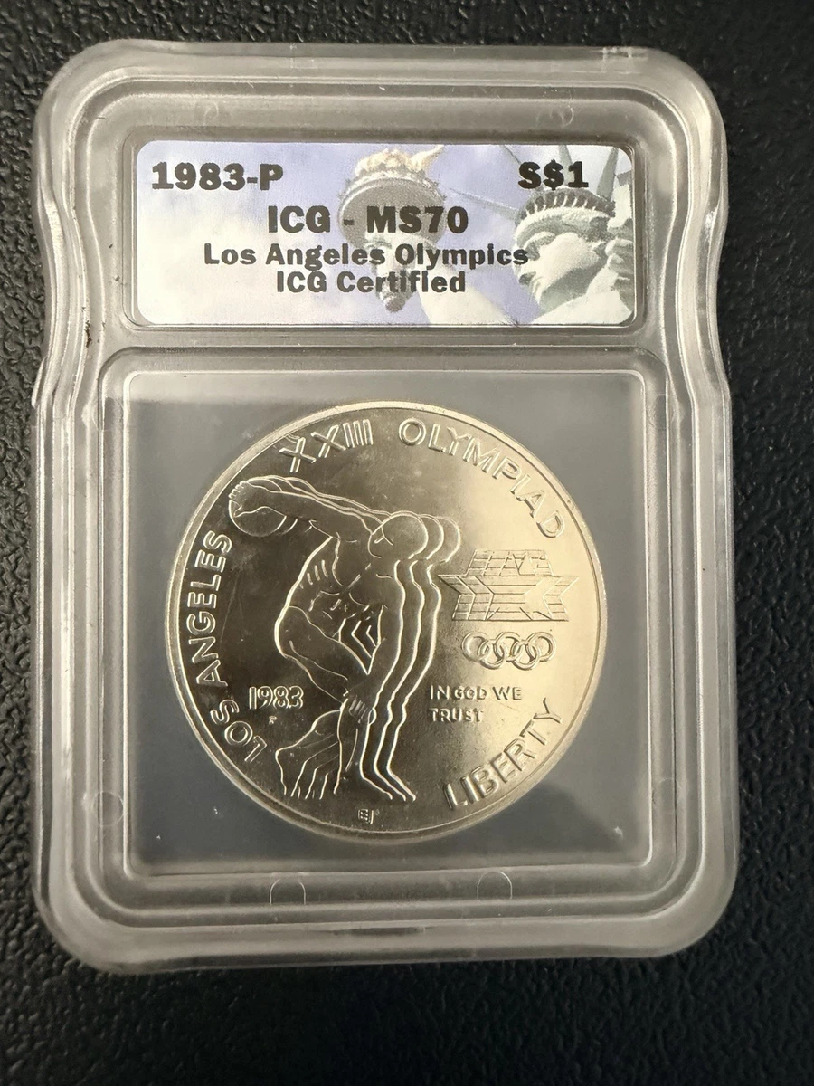 Uncirculated $1 1983 US Modern Silver/Clad Commemorative Coins