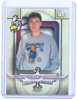 2026 CODY CLIX CONROD TOPPS CHROME VEEFRIENDS #CC-CL CONTENT CONDORS!!