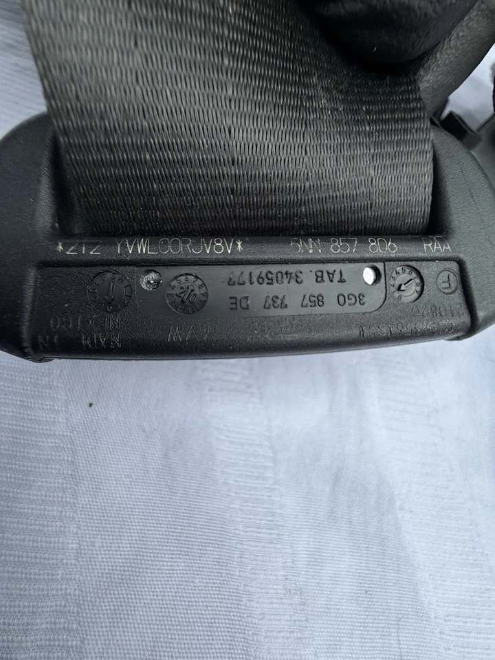 Volkswagen Tiguan 2018–2023 Rear Right Seat Belt – OEM TRW – Tested & Working - Image 3 of 4