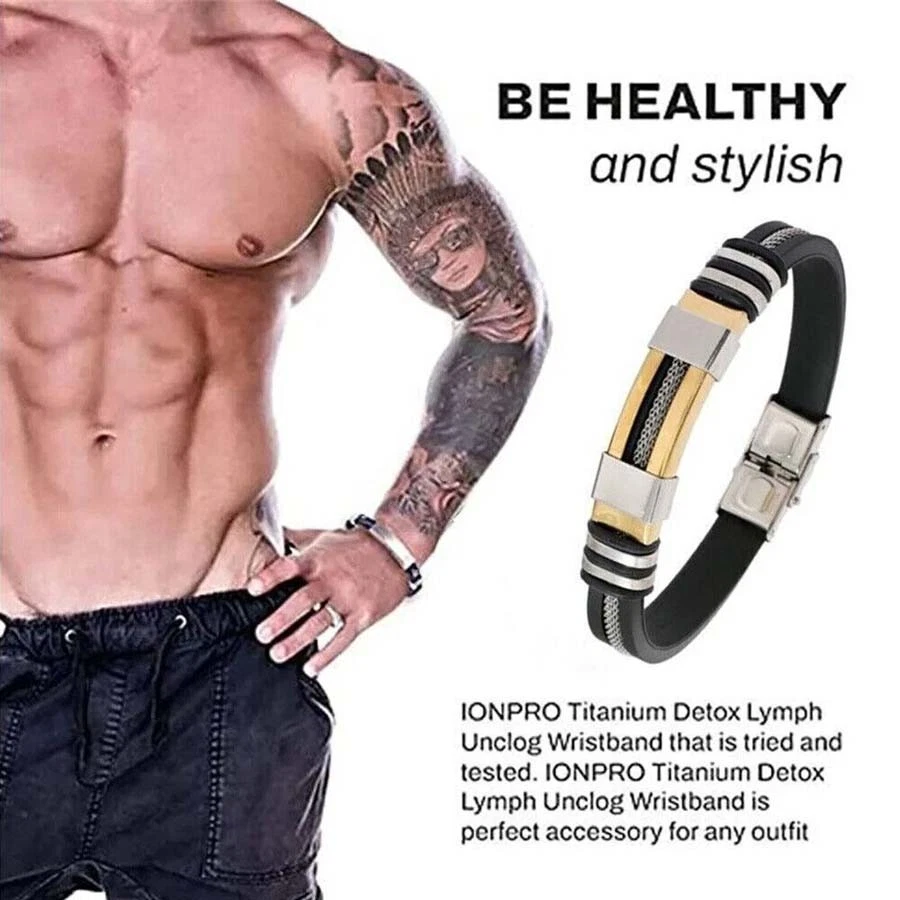 Therapeutic Lympunclog Titanium Wristband - Wristband Lympunclog NEW Fashion - Bild 3 von 4