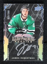 2020 SPx UD Black Lustrous Rookie Signatures Tier 1 Jason Robertson Auto 0p8o