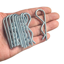 16 Pcs Heavy Duty Cotter Pins Hitch Pins Clip R Clips Spring Retaining Wire Hair 16 Pcs Heavy Duty Cotter Pins Hitch Pins Clip R Clips Spring Retaining Wire Hair
