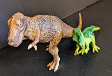2002 Schleich and 1997 Safari Ltd Tyrannosaurus Lot of 2