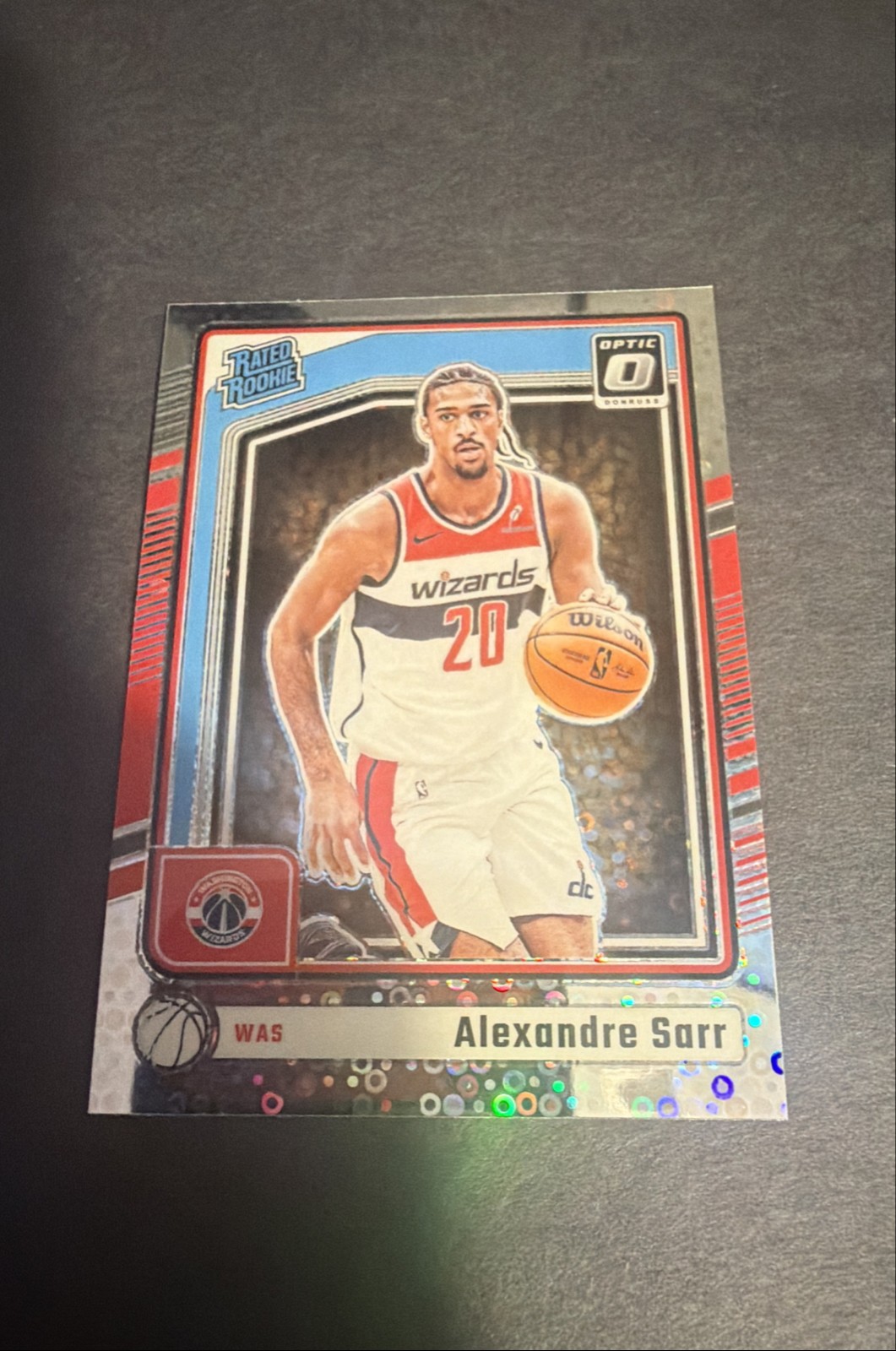 2024-25 Panini Donruss Optic - Rated Rookie Alexandre Sarr #276 Fast Break Holo