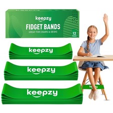 12 Pack Chair Bands Anti Slip Chair Bands Kids W/ Fidgety Feet ADHD Chair Bands