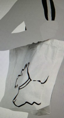New Radley London Signature Small Open Top Tote Bag Canvas Scottie Dog New