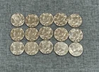 1991-P  Partial Roll Uncirculated Kennedy Half Dollars-15 coins