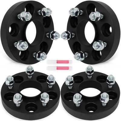 4Pcs 1'' Wheel Spacers 5x108 Hubcentric 12x1.5 For Ford Escape Focus Fusion C-Max