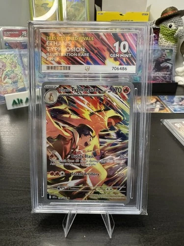 ACE 10 Pokemon Destined Rivals Ethan’s Typhlosion IR Holo 190/182