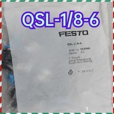 10PCS NEW QSL-1/8-6 For FESTO QSL-1/8-6 153046 gas joint QSL-1/8-6 Fast ship ###
