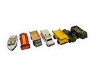 Matchbox Lesney Superfast Diecast Lot 7 Vehicles Fire Truck Boat Military Vtg