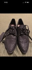Replay Sparkly Brogue Style Shoes Ladies Size 39 with Dust Bag Brand New