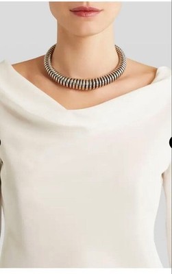 Etro Women Jewelry Choker Necklace Metallic Color Made In Italy With Box Limited