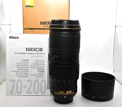 TOP MINT] Nikon AF-S NIKKOR 70-200mm f/4G ED VR Telephoto Zoom