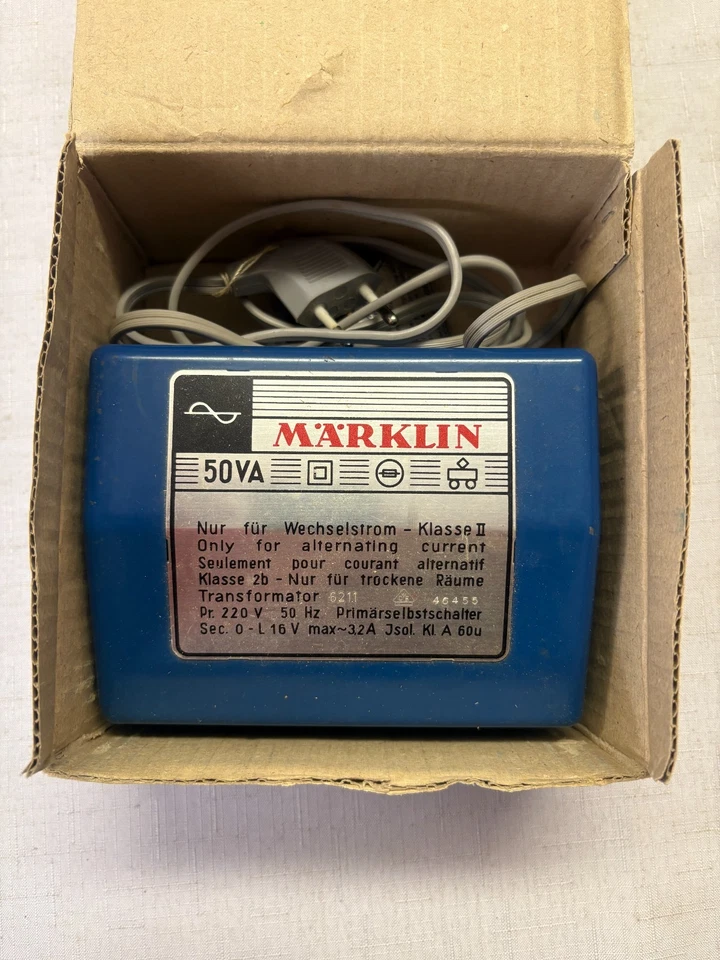 Märklin 6211 50VA/220V/50HZ Transformator, OVP, ansehen, Schnäppchen !!! - Bild 2 von 2