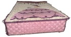 Vintage 90s Plastic Canvas Needlepoint Purple Travel Barbie Dollhouse Case — photo 9