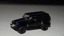 Black 2012 Jeep Wrangler Unlimited Diecast Model Toy 1/64 Diorama Greenlight
