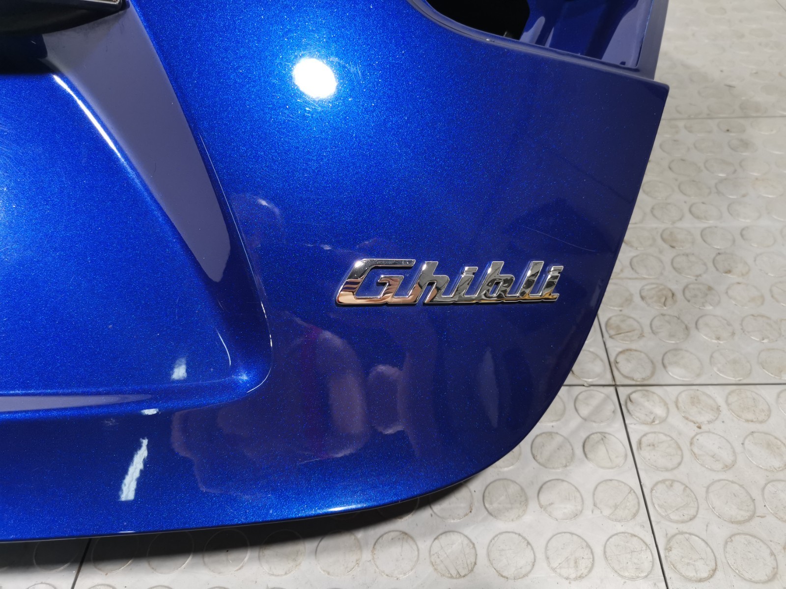 Maserati Ghibli S Q4 2015 Rear Trunk Lid Tailgate With Camera Blue Color OEM