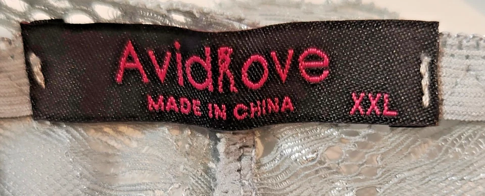 Camisón Avidlove Babydoll Chemise Mujer Talla Grande XXL Azul Claro Borde de Encaje Foto 3 de 4