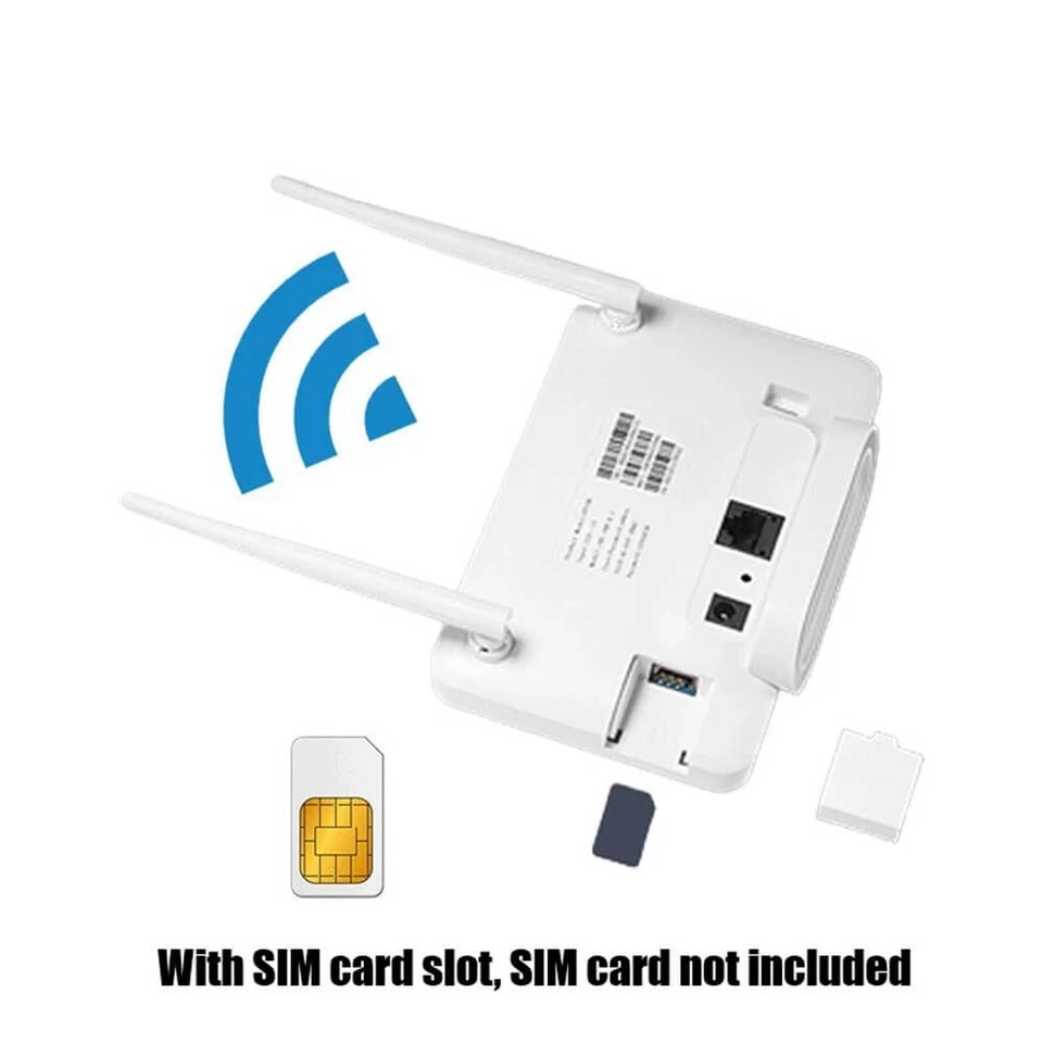 CPE106-E WLAN Router 4G/5G LTE Wireless WiFi 300Mbps Router SIM Kartensteck* - Bild 3 von 4