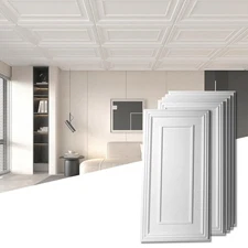 Art3d 3D PVC Drop Ceiling Tiles, 3D Wall Panels, 2x4 ft.