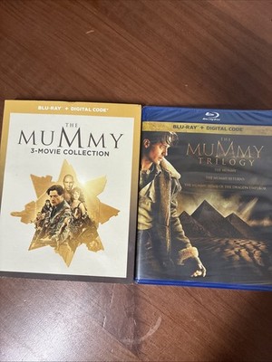 The Mummy 3-Film Trilogy Collection (Blu-ray) Brendan Fraser With Slipcover
