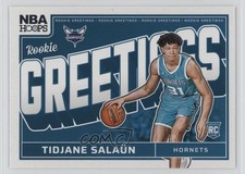 2024-25 Panini NBA Hoops Rookie Greetings Tidjane Salaun #7 1sg1
