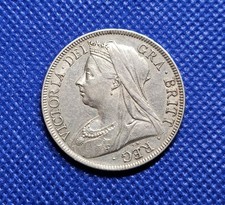 1898 Halfcrown - Victoria British Silver Coin