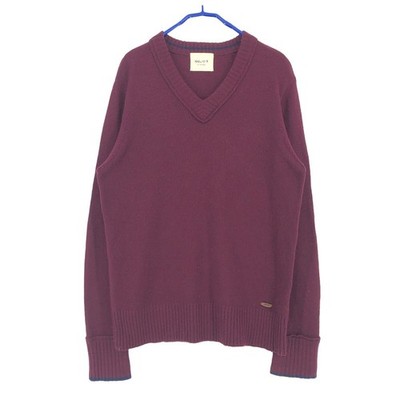 NN.07 Men 80% Lambswool V-Neck Jumper Pullover Sweater Size S