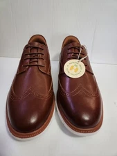 Mens Marc Joseph New York Leather Wingtip Oxfords 10.5W Hands Free Slip On Shoes