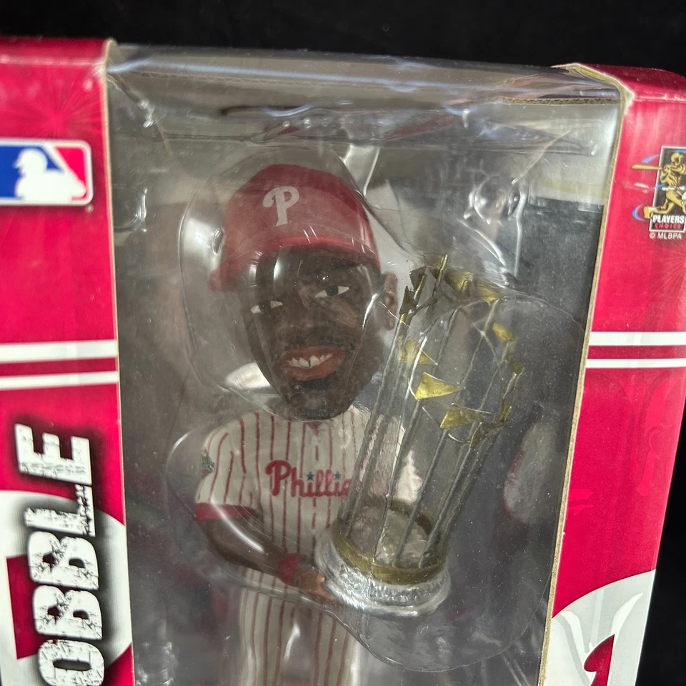 2008 JIMMY ROLLINS FOCO PHILLIES WORLD SERIES PLAYER BOBBLEHEAD LE IN BOX - RARE - Image 2 of 4