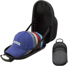 Hat  Hard Case, Hat Carrier Storage Bag for 7-8 Baseball Caps,Hat Organizer Ball
