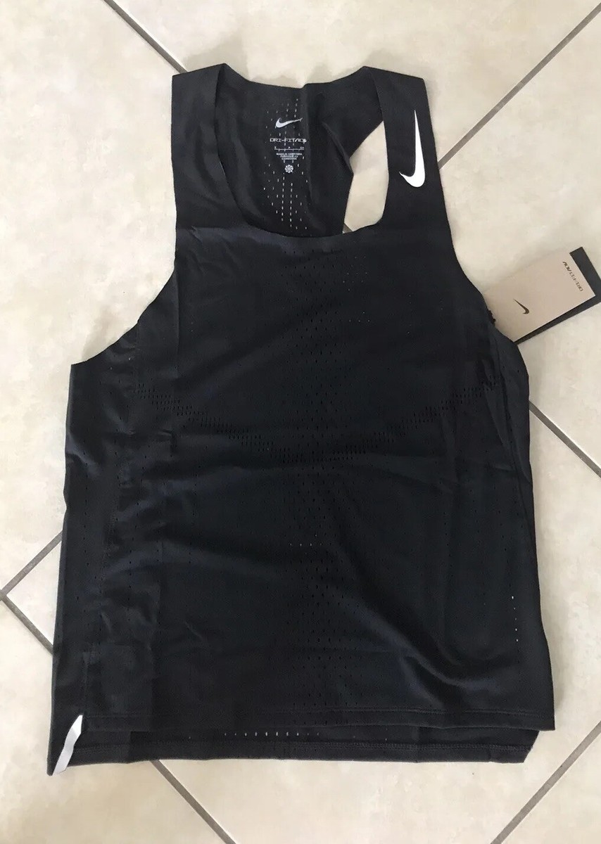 $90 Nike Dri-FIT ADV AeroSwift Men's Racing running Singlet