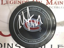 Max Pacioretty Montreal Canadiens Signed Logo Official Game Puck JSA (PK604)