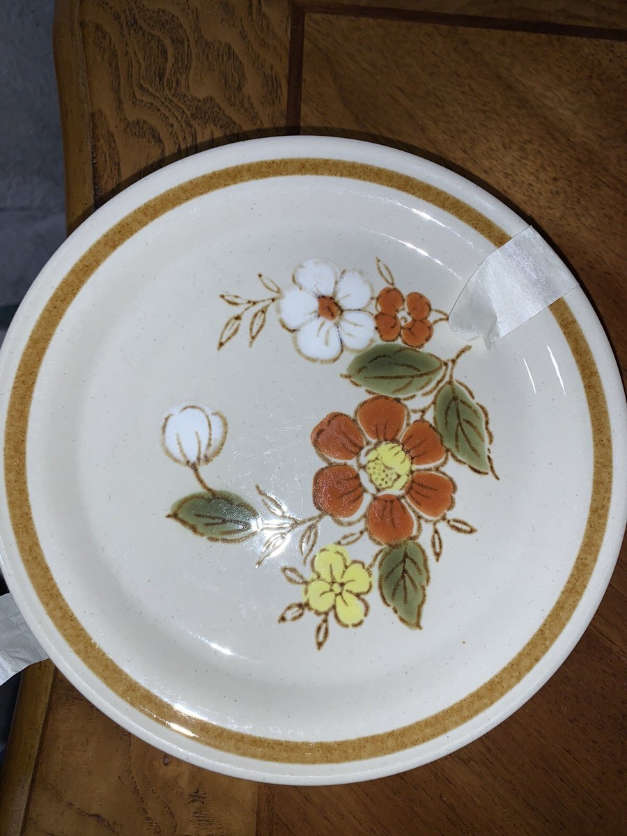 vintage stoneware plate set | eBay