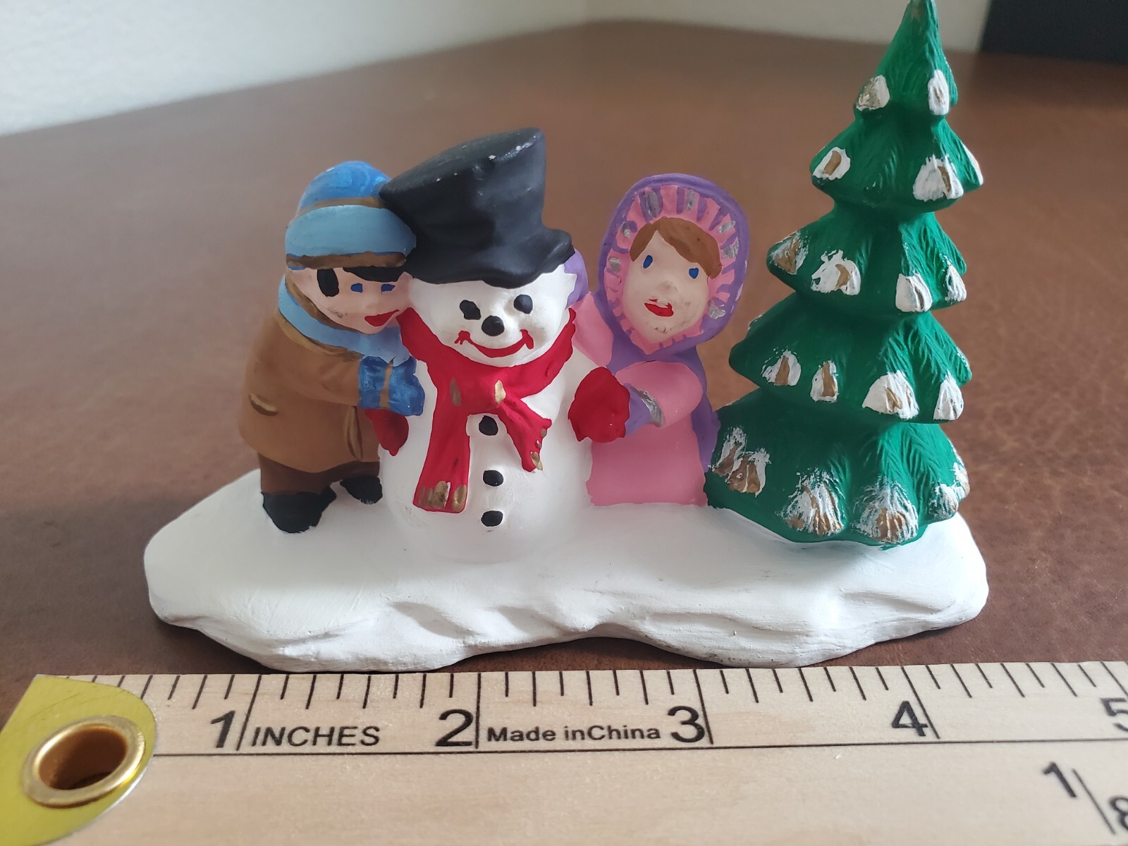 Byron Molds 1979 Christmas Ceramic Figurines Villagers Carolers Snowman -READ-